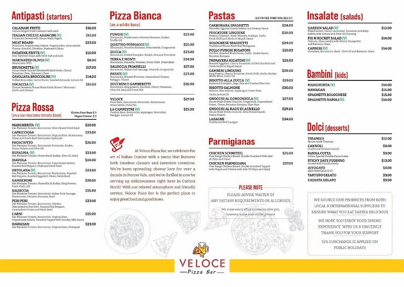 Veloce Pizza Bar | Italian Restaurant photo 9